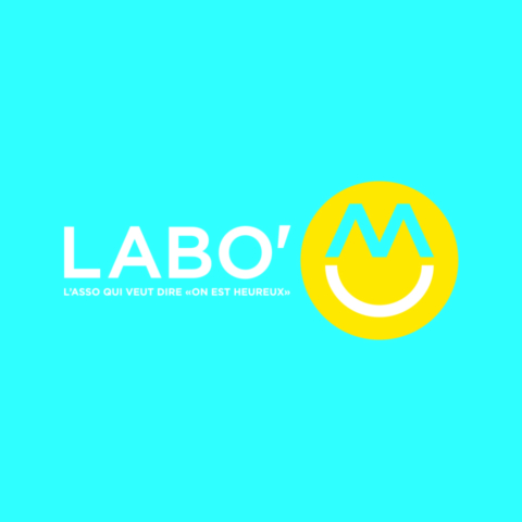 logo labo m bleu